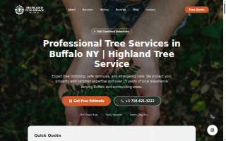Highland Tree Services buffalo ny website