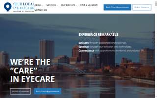 Kenmore Eye Care website
