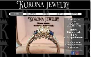 Korona Jewelry website