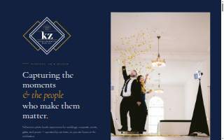 KZ Photo Booth & Party Rentals Buffalo website