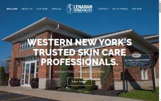 Lenahan Dermatology of Lancaster website