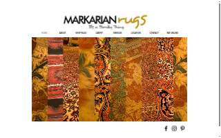 Markarian Rugs website