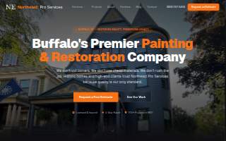 Northeast Pro Services - Exterior Painting & Historical Restoration website
