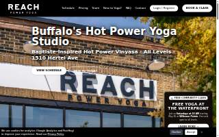 Reach Power Yoga website