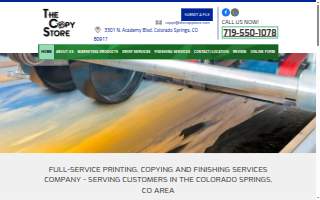 The Copy Store website