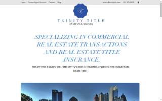 Trinity Title & Abstract Corporation website