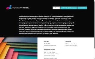 Vilardo Printing website
