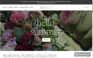 Wildroot Floral website