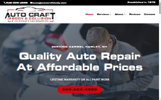 Auto Craft Body & Collision website