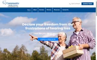 Community Hearing Services of Carmel website