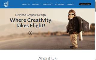 DePinho Design website