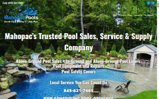 Mahopac Pools Inc. website