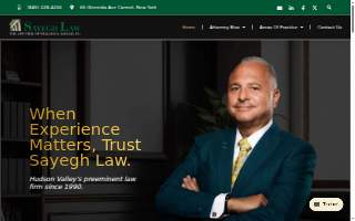 Sayegh Law website