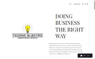 Taconic Electric Inc. website