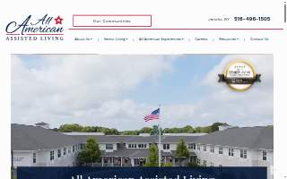 All American Assisted Living at Coram website