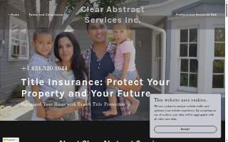 Clear Abstract Services website