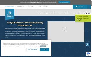 Comfort Keepers Home Care of Centereach website