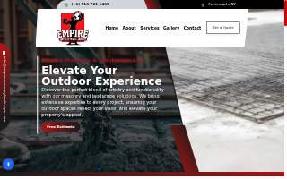 Empire Masonry and Landscape LLC website