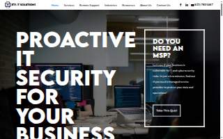ETS IT Solutions website