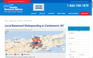 Healthy Basement Systems website