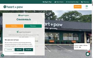 Heart + Paw website