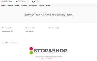 Stop & Shop Pharmacy of Centereach website