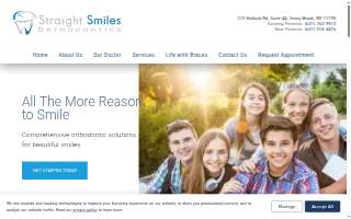 Straight Smiles Orthodontics website