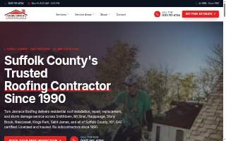 Tom Jannace Roofing, Inc. of Centereach website