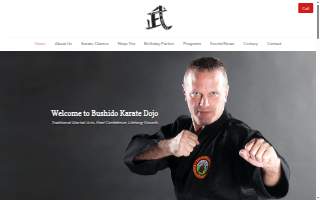 Bushido Karate Dojo website