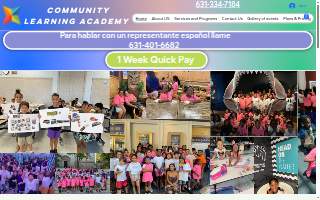 Community Learning Academy website
