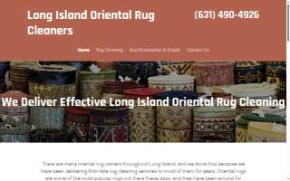 Long Island Oriental Rug Cleaners website