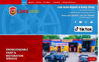 Luis Auto Repair & Body Shop of Central Islip website