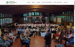 Community Music School website