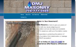 DMJ Masonry website