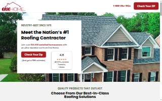 Erie Home website