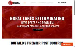 Great Lakes Exterminating website