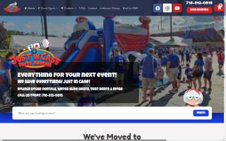 Just In Case Party Rentals of Cheektowaga website