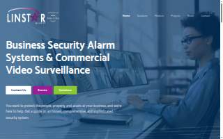 LINSTAR Security Systems - A Division of IdentiSys website