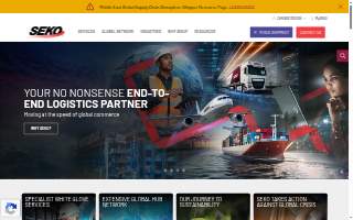 SEKO Logistics Buffalo website