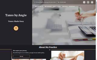 Taxes by Angie website