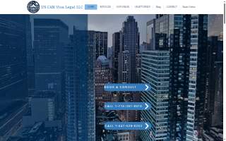 US CAN Visa Legal LLC website