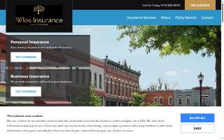 Wlos Insurance Agency website