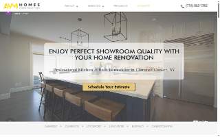 Avm Homes Construction website