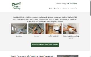 Clarence Wall & Ceiling Inc website