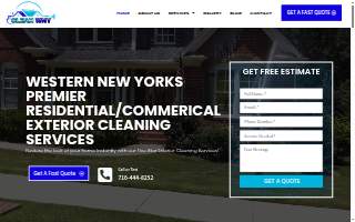 Clean WNY - Pressure Washing & Soft Washing website