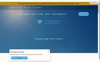Clear Skies Counseling website