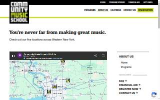 Community Music School of Clarence website