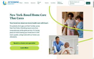 Attending Home Care Rockland County website