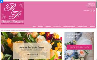 Bassett Flowers website