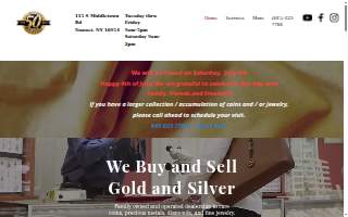 Clarkstown Coin & Jewelry website